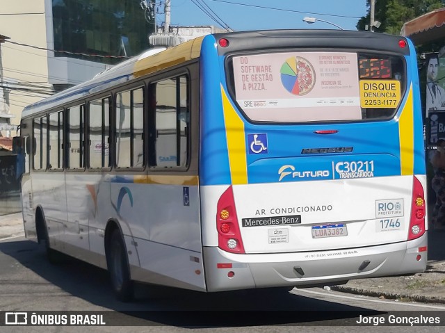 Transportes Futuro C30211 na cidade de Rio de Janeiro, Rio de Janeiro, Brasil, por Jorge Gonçalves. ID da foto: 7860214.