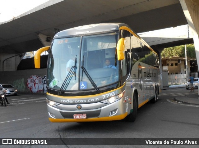 RodeRotas - Rotas de Viação do Triângulo 7715 na cidade de Belo Horizonte, Minas Gerais, Brasil, por Vicente de Paulo Alves. Número da foto: #7859898.