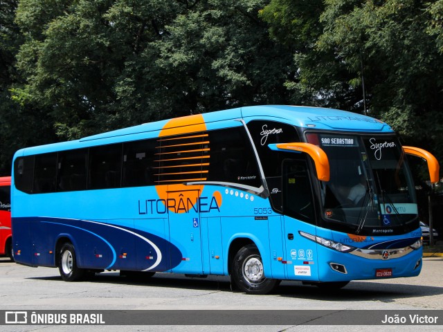 Litorânea Transportes Coletivos 5053 na cidade de São Paulo, São Paulo, Brasil, por João Victor. ID da foto: 7859788.