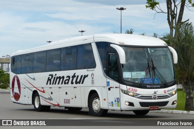 Rimatur Transportes 8300 na cidade de Florianópolis, Santa Catarina, Brasil, por Francisco Ivano. ID da foto: 7865009.