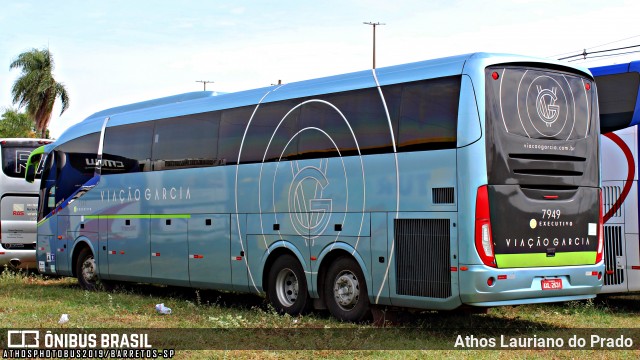 Viação Garcia 7949 na cidade de Barretos, São Paulo, Brasil, por Athos Lauriano do Prado. Número da foto: #7864613.