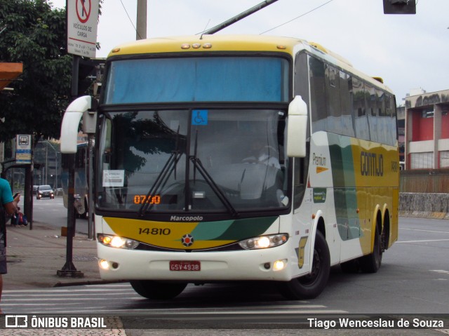 Empresa Gontijo de Transportes 14810 na cidade de Belo Horizonte, Minas Gerais, Brasil, por Tiago Wenceslau de Souza. ID da foto: 7863676.