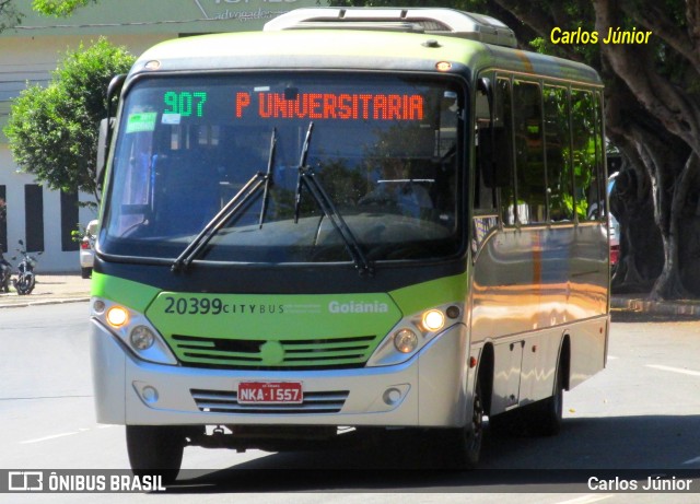 HP Transportes Coletivos 20399 na cidade de Goiânia, Goiás, Brasil, por Carlos Júnior. ID da foto: 7864036.