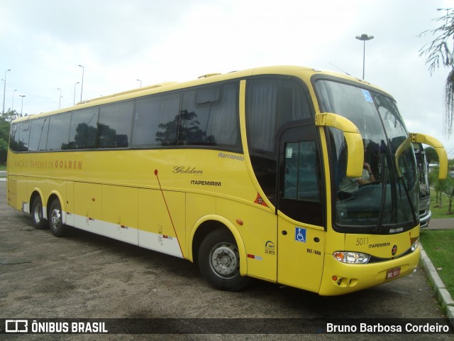 Viação Itapemirim 5011 na cidade de Florianópolis, Santa Catarina, Brasil, por Bruno Barbosa Cordeiro. Número da foto: #7863080.
