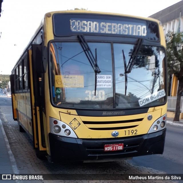 Viação Sul Fluminense 1192 na cidade de Volta Redonda, Rio de Janeiro, Brasil, por Matheus Martins da Silva. Número da foto: #7862557.