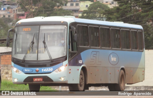 Viação São Luiz 14220 na cidade de Conselheiro Lafaiete, Minas Gerais, Brasil, por Rodrigo  Aparecido. Número da foto: #7864020.