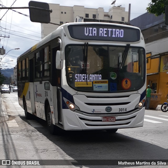Viação Pinheiral 3014 na cidade de Volta Redonda, Rio de Janeiro, Brasil, por Matheus Martins da Silva. Número da foto: #7862559.