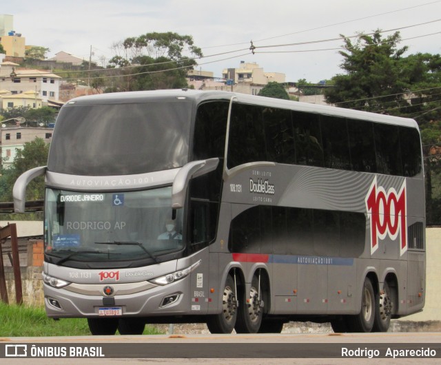 Auto Viação 1001 108.1131 na cidade de Conselheiro Lafaiete, Minas Gerais, Brasil, por Rodrigo  Aparecido. ID da foto: 7863981.