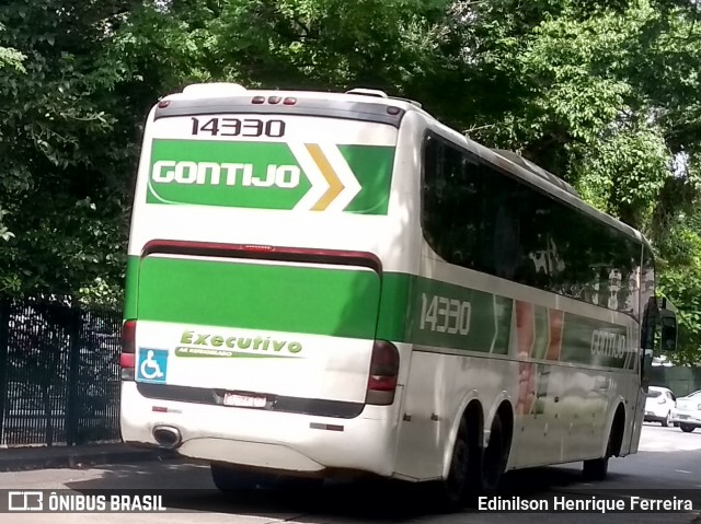 Empresa Gontijo de Transportes 14330 na cidade de São Paulo, São Paulo, Brasil, por Edinilson Henrique Ferreira. ID da foto: 7865348.