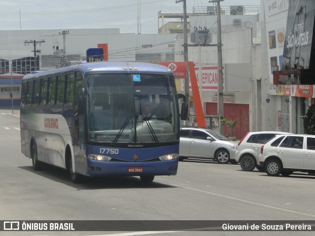 Viação Águia Branca 17750 na cidade de São Mateus, Espírito Santo, Brasil, por Giovani de Souza Pereira. Número da foto: #7866846.