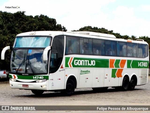 Empresa Gontijo de Transportes 14740 na cidade de Vitória da Conquista, Bahia, Brasil, por Felipe Pessoa de Albuquerque. Número da foto: #7866881.