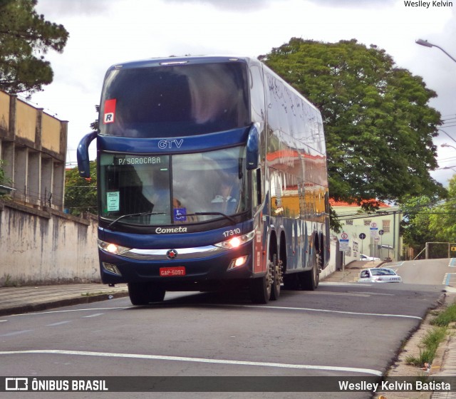 Viação Cometa 17310 na cidade de Sorocaba, São Paulo, Brasil, por Weslley Kelvin Batista. Número da foto: #7865842.