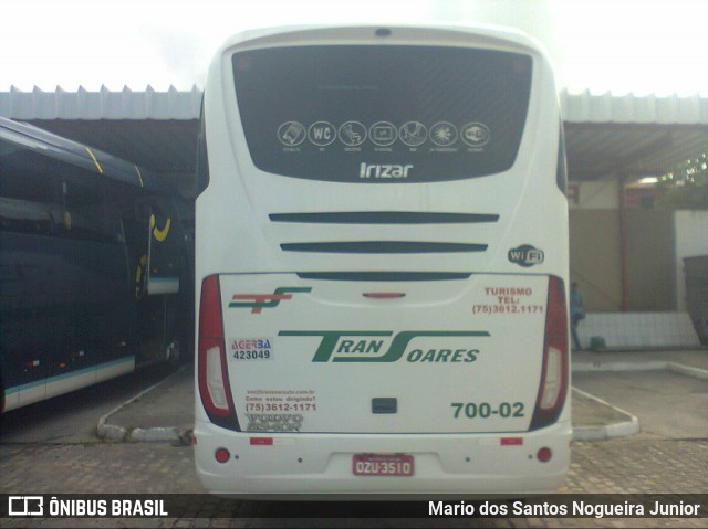 Transoares 700-02 na cidade de Ipirá, Bahia, Brasil, por Mario dos Santos Nogueira Junior. Número da foto: #7865492.