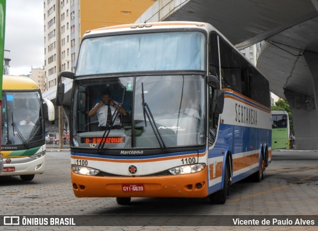 Viação Sertaneja 1100 na cidade de Belo Horizonte, Minas Gerais, Brasil, por Vicente de Paulo Alves. ID da foto: 7866441.