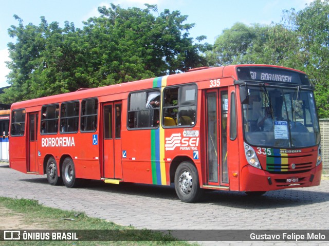 Borborema Imperial Transportes 335 na cidade de Olinda, Pernambuco, Brasil, por Gustavo Felipe Melo. ID da foto: 7866575.