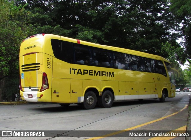 Viação Itapemirim 60075 na cidade de São Paulo, São Paulo, Brasil, por Moaccir  Francisco Barboza. Número da foto: #7865656.
