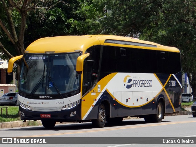 Viação Progresso 37318 na cidade de Muriaé, Minas Gerais, Brasil, por Lucas Oliveira. ID da foto: 7865696.