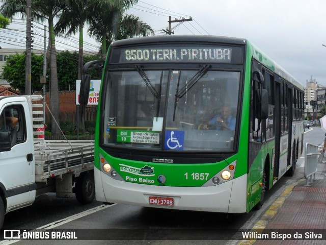 Viação Santa Brígida 1 1857 na cidade de São Paulo, São Paulo, Brasil, por William Bispo da Silva. Número da foto: #7866963.