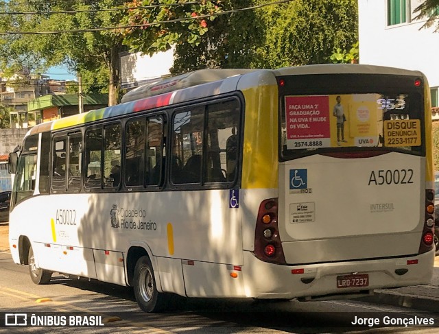 Tijuquinha - Auto Viação Tijuca A50022 na cidade de Rio de Janeiro, Rio de Janeiro, Brasil, por Jorge Gonçalves. Número da foto: #7867041.