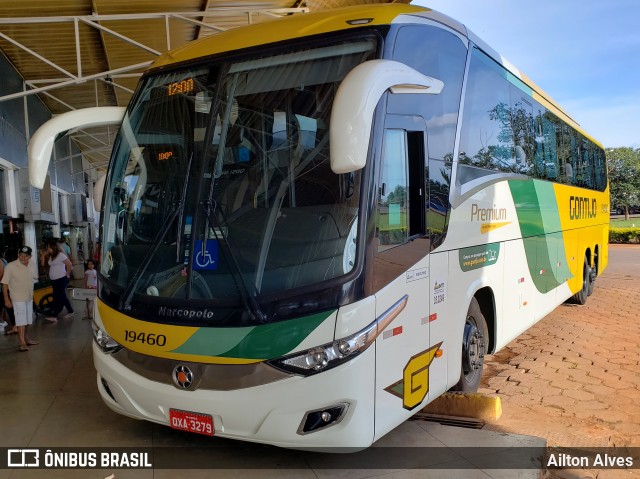 Empresa Gontijo de Transportes 19460 na cidade de Luz, Minas Gerais, Brasil, por Ailton Alves. Número da foto: #7869922.