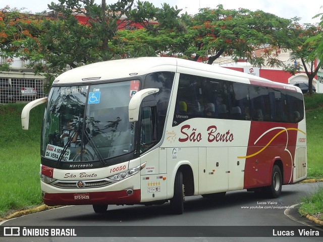 Viação São Bento Ribeirão Preto 10050 na cidade de Franca, São Paulo, Brasil, por Lucas Vieira. Número da foto: #7870787.
