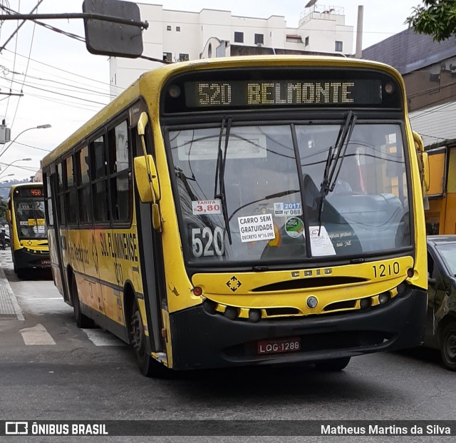 Viação Sul Fluminense 1210 na cidade de Volta Redonda, Rio de Janeiro, Brasil, por Matheus Martins da Silva. Número da foto: #7868895.