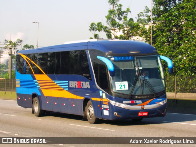 Breda Transportes e Serviços 1585 na cidade de Cubatão, São Paulo, Brasil, por Adam Xavier Rodrigues Lima. ID da foto: 7869342.