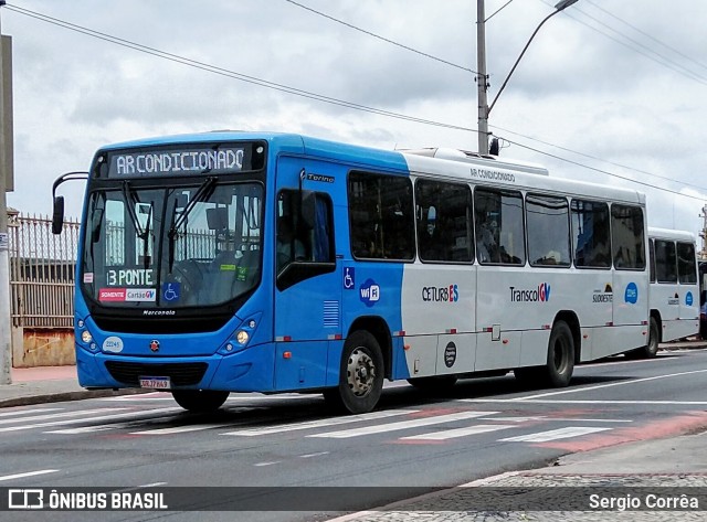 Nova Transporte 22245 na cidade de Vitória, Espírito Santo, Brasil, por Sergio Corrêa. ID da foto: 7871480.