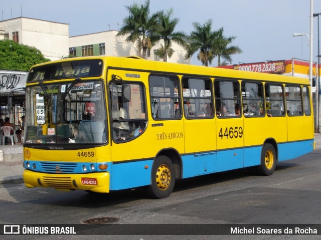 Auto Viação Três Amigos 44659 na cidade de Rio de Janeiro, Rio de Janeiro, Brasil, por Michel Soares da Rocha. Número da foto: #7871569.