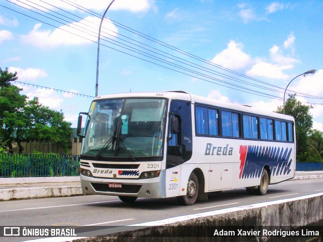 Breda Transportes e Serviços 2301 na cidade de Cubatão, São Paulo, Brasil, por Adam Xavier Rodrigues Lima. ID da foto: 7869289.