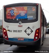 Viação Sul Fluminense RJ 202.027 na cidade de Volta Redonda, Rio de Janeiro, Brasil, por Matheus Martins da Silva. Número da foto: #:id.