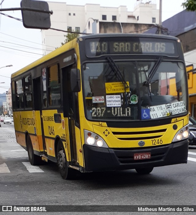 Viação Sul Fluminense 1246 na cidade de Volta Redonda, Rio de Janeiro, Brasil, por Matheus Martins da Silva. ID da foto: 7873559.