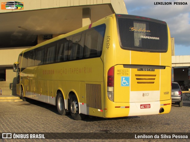 Viação Itapemirim 48101 na cidade de Caruaru, Pernambuco, Brasil, por Lenilson da Silva Pessoa. ID da foto: 7874409.