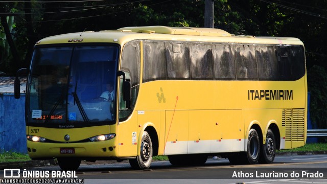 Viação Itapemirim 5707 na cidade de Sapucaia, Rio de Janeiro, Brasil, por Athos Lauriano do Prado. Número da foto: #7874029.
