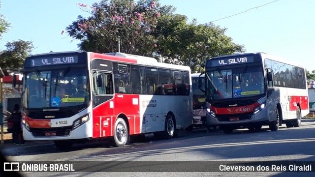 Allibus Transportes 4 5025 na cidade de São Paulo, São Paulo, Brasil, por Cleverson dos Reis Giraldi. Número da foto: #7873591.