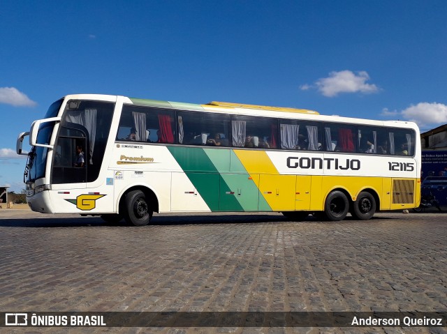 Empresa Gontijo de Transportes 12115 na cidade de Vitória da Conquista, Bahia, Brasil, por Anderson Queiroz. ID da foto: 7874068.