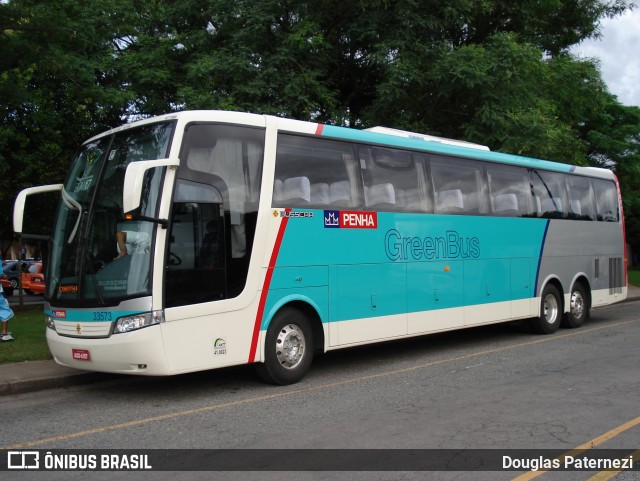 Empresa de Ônibus Nossa Senhora da Penha 33573 na cidade de Curitiba, Paraná, Brasil, por Douglas Paternezi. ID da foto: 7872822.