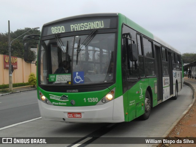 Viação Santa Brígida 1 1380 na cidade de São Paulo, São Paulo, Brasil, por William Bispo da Silva. ID da foto: 7874421.