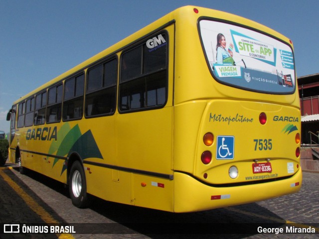 Viação Garcia 7535 na cidade de Londrina, Paraná, Brasil, por George Miranda. ID da foto: 7872724.