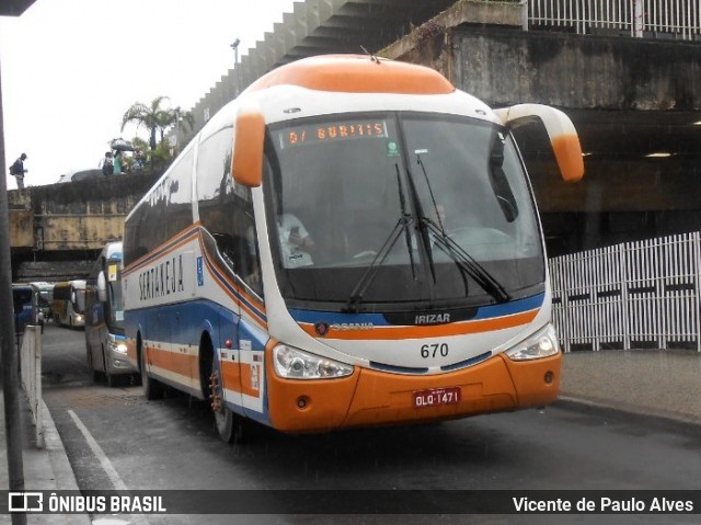 Viação Sertaneja 670 na cidade de Belo Horizonte, Minas Gerais, Brasil, por Vicente de Paulo Alves. ID da foto: 7874525.