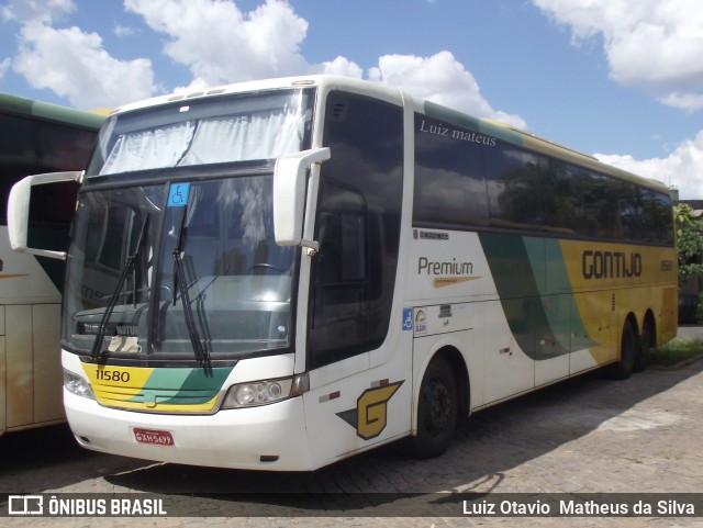 Empresa Gontijo de Transportes 11580 na cidade de Belo Horizonte, Minas Gerais, Brasil, por Luiz Otavio Matheus da Silva. ID da foto: 7876130.