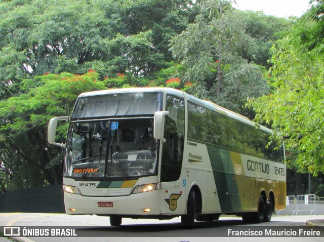 Empresa Gontijo de Transportes 12475 na cidade de São Paulo, São Paulo, Brasil, por Francisco Mauricio Freire. ID da foto: 7875924.