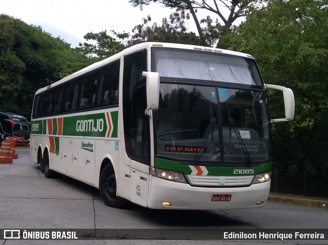 Empresa Gontijo de Transportes 21085 na cidade de São Paulo, São Paulo, Brasil, por Edinilson Henrique Ferreira. ID da foto: 7875863.