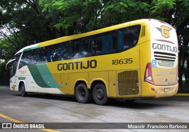 Empresa Gontijo de Transportes 18635 na cidade de São Paulo, São Paulo, Brasil, por Moaccir  Francisco Barboza. ID da foto: 7874898.