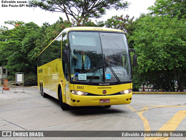 Viação Itapemirim 8883 na cidade de São Paulo, São Paulo, Brasil, por Edivaldo Aparecido de Souza . ID da foto: 7879037.