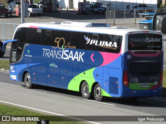 Trans Isaak Turismo 1713 na cidade de Divinópolis, Minas Gerais, Brasil, por Igor Policarpo. Número da foto: #7879187.