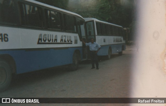 Viação Águia Azul 46 na cidade de Porto Seguro, Bahia, Brasil, por Rafael Freitas. ID da foto: 7877516.