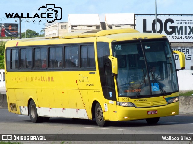 Viação Itapemirim 9703 na cidade de Nossa Senhora do Socorro, Sergipe, Brasil, por Wallace Silva. ID da foto: 7798279.