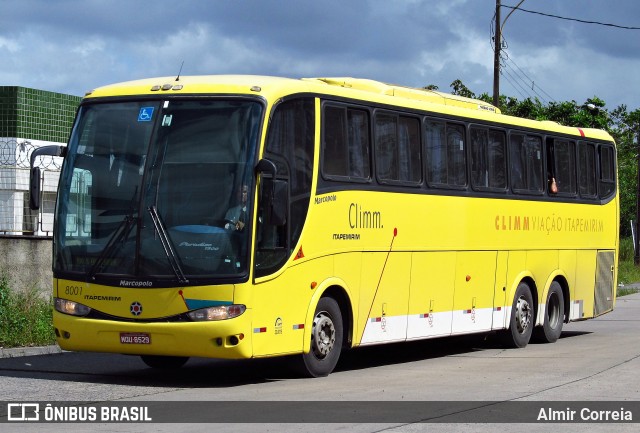 Viação Itapemirim 8001 na cidade de Recife, Pernambuco, Brasil, por Almir Correia. ID da foto: 7798152.