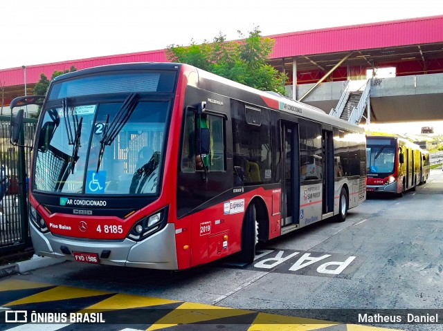 Express Transportes Urbanos Ltda 4 8185 na cidade de São Paulo, São Paulo, Brasil, por Matheus  Daniel. Número da foto: #7797818.